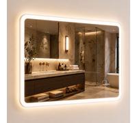 Relaxdays Specchio da bagno LED dimmerabile