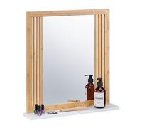 Specchio bagno con mensola Specchiera rettangolare 3 kg Specchio rettangolare