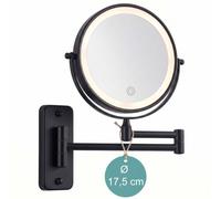 Relaxdays Specchio trucco da parete con LED