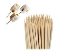 Relaxdays Spiedini in Legno, Set 500 Spiedi da 40 cm per Salsicce, Griglia e Barbecue, Attrezzo BBQ, bambù, Naturale