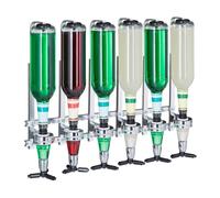 Spillatore da parete per alcolici porta bottiglie bar butler dosatore bevande