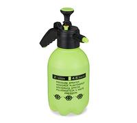 Relaxdays Spruzzatore a Pressione da 2 L, Ugello Regolabile, Nebulizzatore Acqua e Diserbante, da Giardino, Verde Nero, 34 x 24 x 13 cm