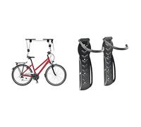 Relaxdays Staffa A Muro Appendi Bici, 2 Pezzi, Nero & 10010040, Portabici da Sof