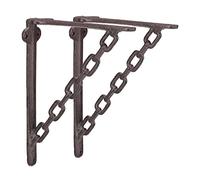 Set doppio di staffe per mensole Reggimensola in ghisa 15 kg 2 pz.