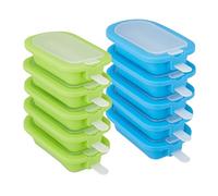Set di 10 stampi per ghiaccioli Riutilizzabile Stampi per ghiaccioli 10 pz.