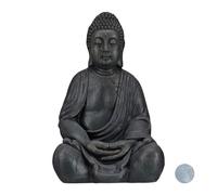 Relaxdays Statua del Buddha seduto alto 50 cm