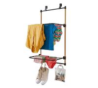 Relaxdays Stendibiancheria da appendere, 2 ante