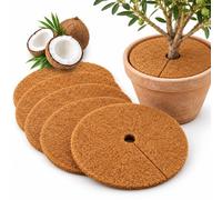 Relaxdays Stuoia di cocco protezione piante set 5