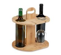Porta calici Organizer vino 8 cm 1 kg Supporto porta calici 2 bottiglie 5 kg