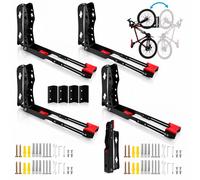 Relaxdays Supporto bici da parete girevole
