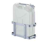 Supporto per taniche di benzina Porta tanica auto 40 kg Grigio 3 kg Ferro