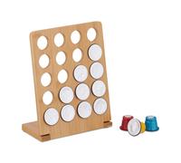 Porta cialde caffè contenitore capsule macchinetta bambù 23x18x9 cm portacialde