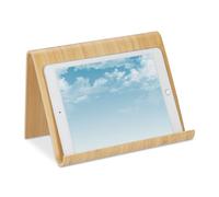 Supporto leggio per tablet in legno 330 g Naturale Supporto per tablet in legno