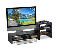 Supporto per monitor Antiscivolo 2 scomparti Supporto per monitor da scrivania