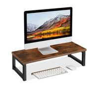 Relaxdays Supporto per monitor dal look industrial