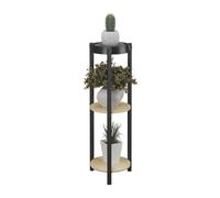 Supporto Piante Portafiori Interni Porta Vasi 3 Ripiani Metallo HLP: 71x24x24 cm