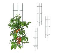 Set 4 Supporti Rampicanti Piante Giardino Sostegni Pomodori Fiori 90x16x16 cm