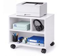 Relaxdays Supporto stampante con ruote