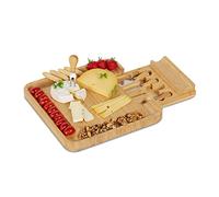 Tagliere per aperitivo Porta formaggi 2,7 kg Tagliere in bambù Set per aperitivo