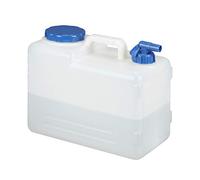 relaxdays Tanica da 15 Litri Acqua con Rubinetto, Tappo Avvitabile, Senza BPA, per Campeggio, Auto, Varie Misure