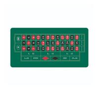 Tappetino da poker verde per tavolo da casinò