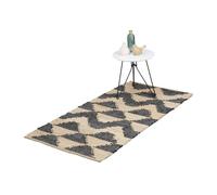 Tappeto cotone ingresso passatoia iuta zig-zag corridoio scendiletto camera casa