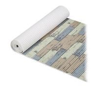 Relaxdays Tappeto da Cucina, Passatoia, Antiscivolo, Tappetino da Tagliare, Bagno & Piscina,65x300,Marrone/Verde/Grigio