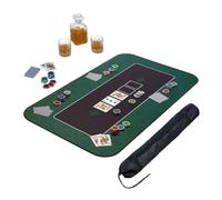 Relaxdays Tappeto da poker 100 x 60 cm