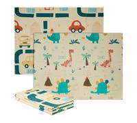 Relaxdays Tappeto Gioco per Bambini e Neonati, Tappetino per Gattonare, LxP: 200x150 cm, in Gomma XPE Atossica, Colorato