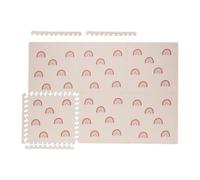 Tappeto Puzzle Tema Arcobaleno 6 Tasselli Tappetone Gioco Gattonare Gommapiuma