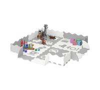 Relaxdays Tappeto puzzle con simboli per bambini