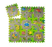 Relaxdays Tappeto puzzle con strada decorativa