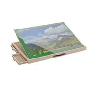 Tavola Porta Puzzle 1000 Pz. Vassoio Inclinabile Antiscivolo 4 Cassetti Pannello