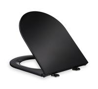 Tavoletta wc con chiusura ammortizzata Copriwater ammortizzato 150 kg Nero