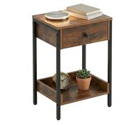 Relaxdays Tavolino con cassetto/ripiano