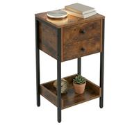 Relaxdays Tavolino con cassetto/ripiano