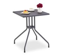 Tavolino quadrato da giardino Tavolo in rattan 60 kg Grigio Tavolino da esterno