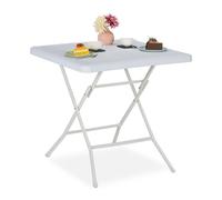 Relaxdays Tavolino da giardino in aspetto legno