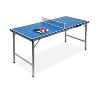 (TG. 1 Unit (Confezione da 1)) Relaxdays Tavolo Ping Pong, HLP 71 x 150 x 67 cm