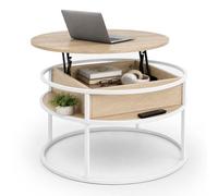 Relaxdays Tavolino da salotto con contenitore