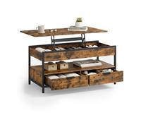 Relaxdays Tavolino multifunzionale con vano