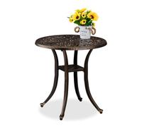 Relaxdays Tavolino rotondo vintage da balcone