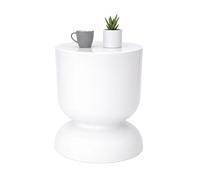 Relaxdays Tavolino & sgabello design clessidra