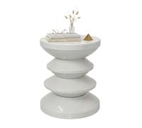 Relaxdays Tavolino & sgabello zig-zag