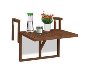 Relaxdays Tavolino sospeso da balcone
