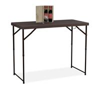 Relaxdays Tavolo da giardino regolabile in altezza