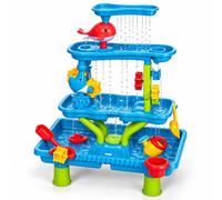 Relaxdays Tavolo d'acqua bimbi 4 livelli