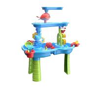 Relaxdays Tavolo gioco acqua bambini 3 livelli
