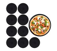 (TG. Pizzablech Antihaft 10er Set) Relaxdays 10er, rund, antihaftbeschichtet Teg