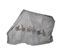 Relaxdays, Grigio, Telo Biciletta in Polietilene, Copribiclette Resistente da Esterno, Copri-Sole, 200x115 cm, Unisex Adulto, 1 pz